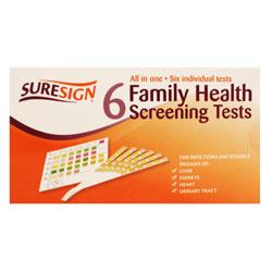Suresign 6 Family Health Screening Tests