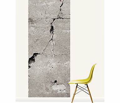 Surface View Cracked Concrete Wall Mural, 100 x