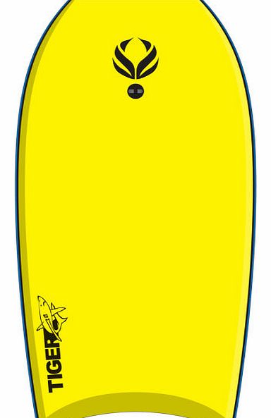 Tiger PE Bodyboard Yellow - 40 inch