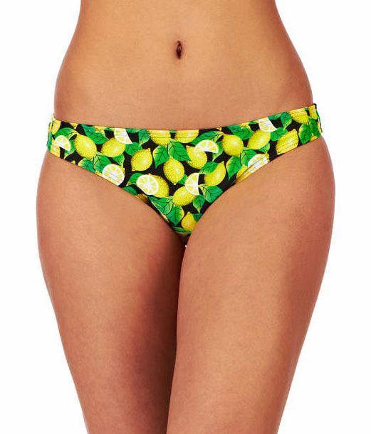 Surfdome Womens Surfdome Fairhaven Bikini Bottom - Citron
