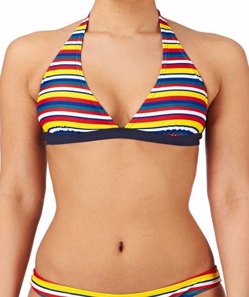 Surfdome Womens Surfdome Hana Halter Bikini Top - Fun