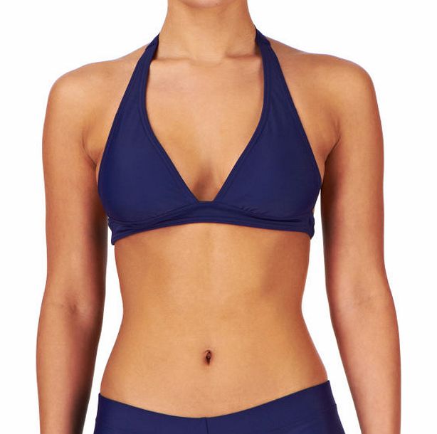 Surfdome Womens Surfdome Hana Halter Bikini Top - Indigo