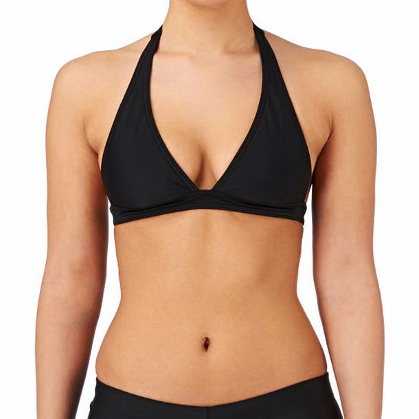 Surfdome Womens Surfdome Hana Halter Bikini Top - True