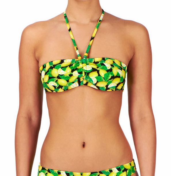 Surfdome Womens Surfdome Kalami Citron Bikini Top - Citron