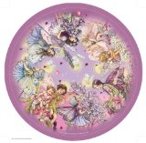 Susan Prescot Games Ltd Flower Fairies Friends Pink Montage 500 Piece Jigsaw