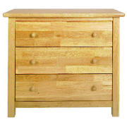 Sussex 3 Drawer Chest, Oak