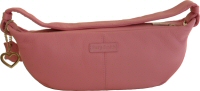 Susy Smith small pink leather shoulder bag
