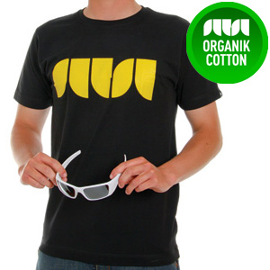 Sutsu Classic Logo Tee shirt - Black/Yellow