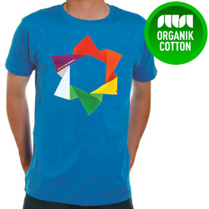 Sutsu Folding Star Tee shirt - Royal Blue