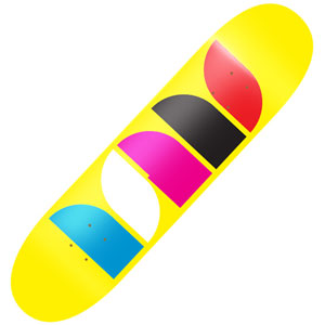 Logo Deck 7.75 inch Bamboo skate deck -