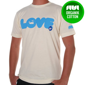 Sutsu Love Hate Tee shirt - Natural