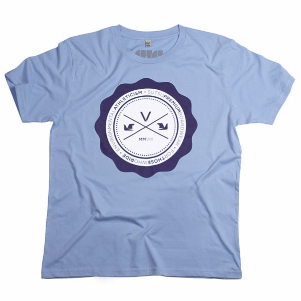 Sutsu Organic T-Shirt - Varsity - Sky Blue