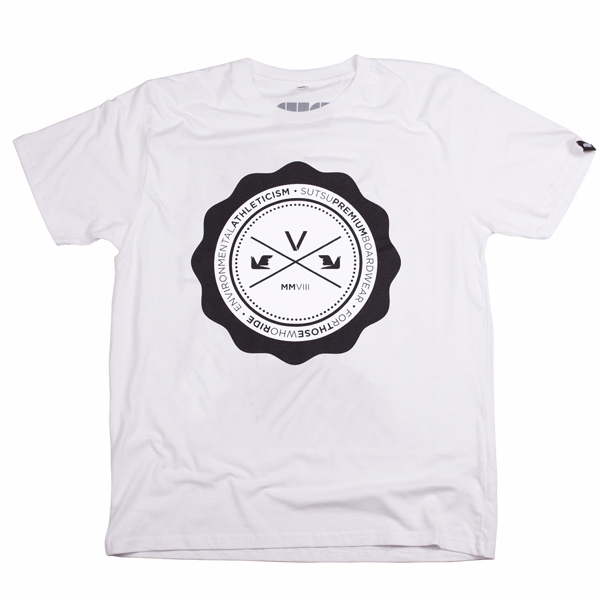 Sutsu Organic T-Shirt - Varsity - White