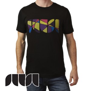 T-Shirts - Sutsu Broken Logo T-Shirt - Black