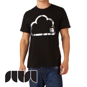 Sutsu T-Shirts - Sutsu Every Cloud T-Shirt - Black