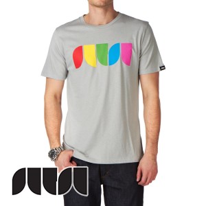 T-Shirts - Sutsu Logo Multi T-Shirt - Grey