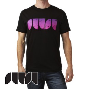 Sutsu T-Shirts - Sutsu Logo Stars T-Shirt - Black