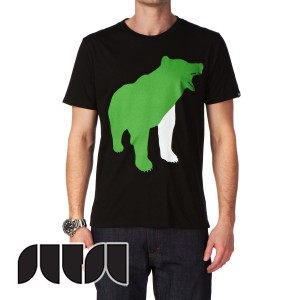 T-Shirts - Sutsu The Bear T-Shirt - Black