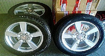Suwtec 4x ALLOY WHEELS 7x16Seat and VW 5X112-5P0601025H # 189Brand New With Caps