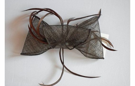 Brown Bow Fascinator