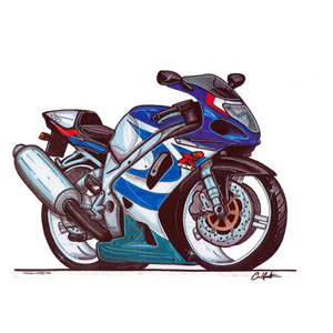 suzuki GSX-R750 - Blue Kids T-shirt