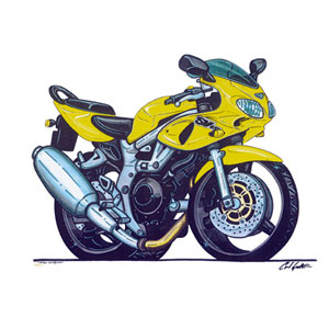 suzuki SV650 - Yellow Kids T-shirt