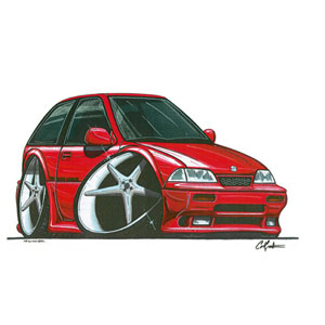 suzuki Swift GTI - Red Kids T-shirt