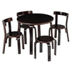 Svan Mini Furniture Table and Chair Set - Espresso
