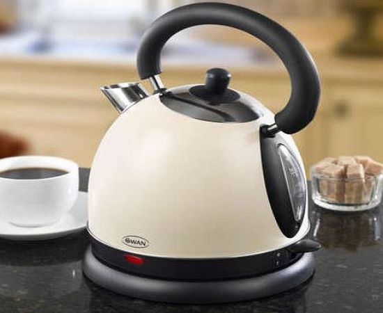 Swan Cream Trad Kettle