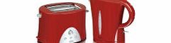 Swan Kettle and Toaster Twin Pack - Red STP100RED
