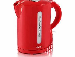 Swan SK18120REDN 1.7 Litre Jug Kettle Red