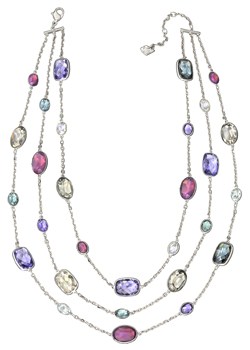 Pamela Crystal set Layered Necklace