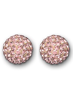 Pink Pop, Gold Plated Earrings 1121095