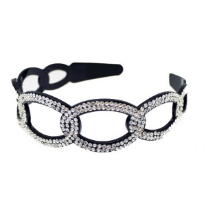 Style Diamante Ovals Headband
