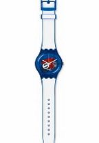 Swatch Blue Clownfish Two Tone Silicone Strap