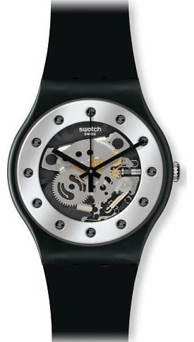 Swatch Ladies Silver Glam Watch SUOZ147