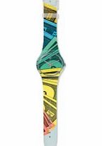 Swatch Money Honey Multicolour Silicone Strap