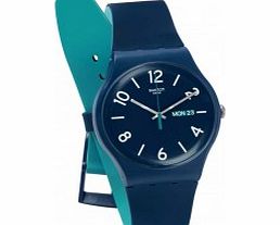 Swatch New Gent Backup Blue Watch