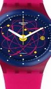 Swatch Sistem51 Pink Silicone Strap Watch