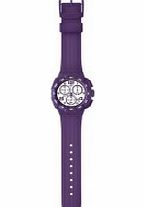 Swatch Unisex Chrono Plastic Purple Funk Watch