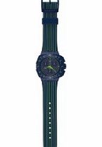 Swatch Unisex Fast Run Rubber Strap Watch