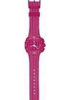 Swatch Unisex Pink Run Chronograph Watch