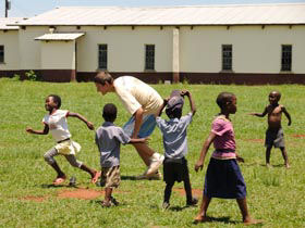 Swaziland teaching and sports volunteering