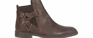 Vienetta brown leather ankle boots