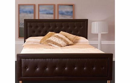 Sweet Dreams Bach 5FT Kingsize Leather Bedstead