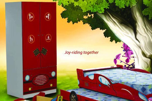 Sweet Dreams Beds Buzz Wagon Wardrobe