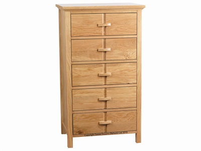 Darcy 5 Drawer Chest Small Single (2 6`)