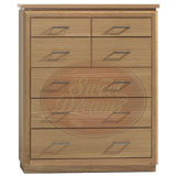 Sweet Dreams Gwynneth 5 Drawer Chest in Light Oak finished Rubberwood