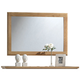 Sweet Dreams Gwynneth Mirror in Light Oak finished Rubberwood