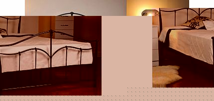 Sweet Dreams Handel 5FT Kingsize Metal Bedstead